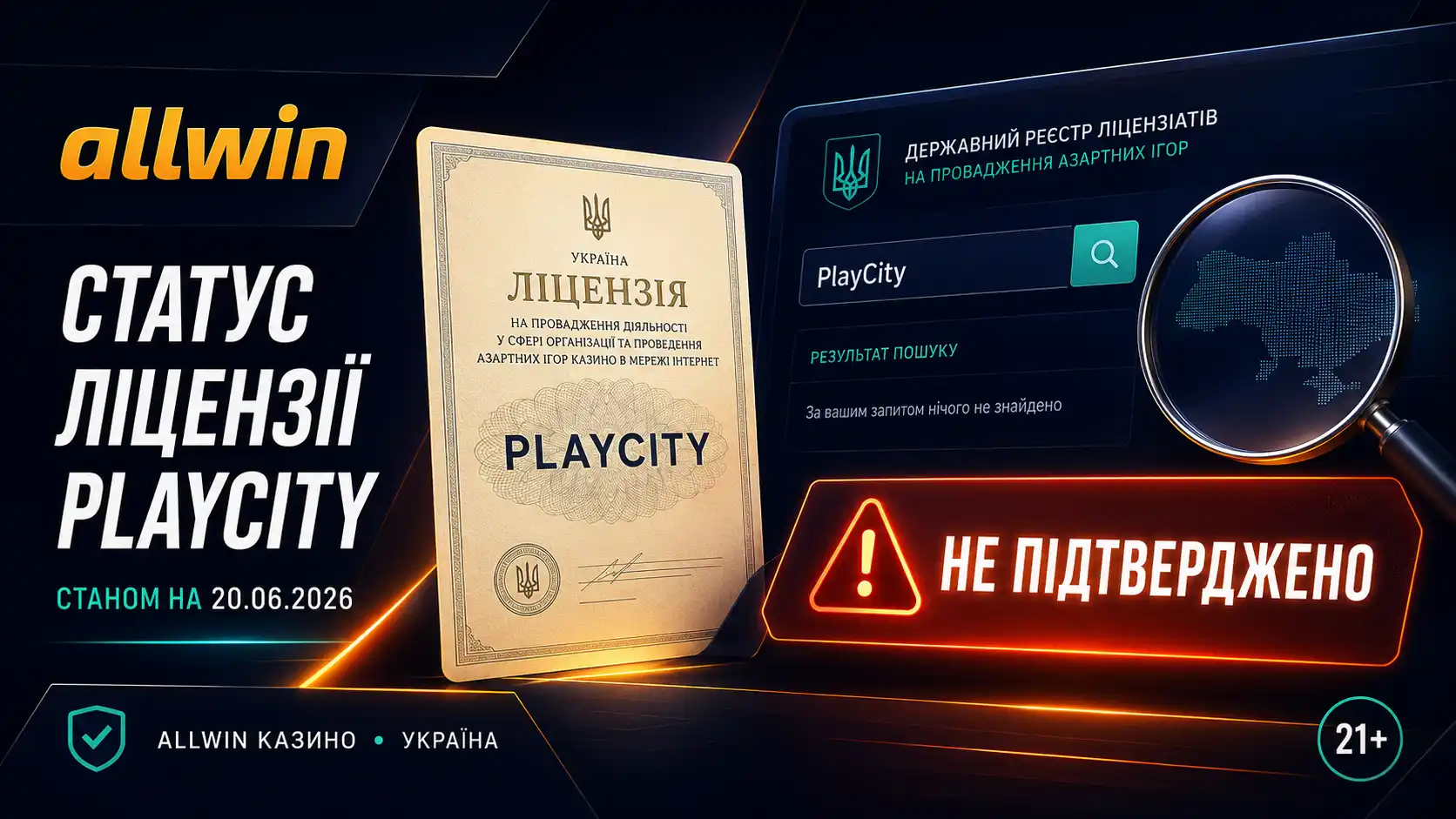 Ліцензія та безпека Allwin UA